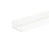 New Vinkellist hvit - 25 x 25 mm x 1 meter