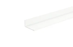 New Vinkellist hvit - 25 x 25 mm x 1 meter