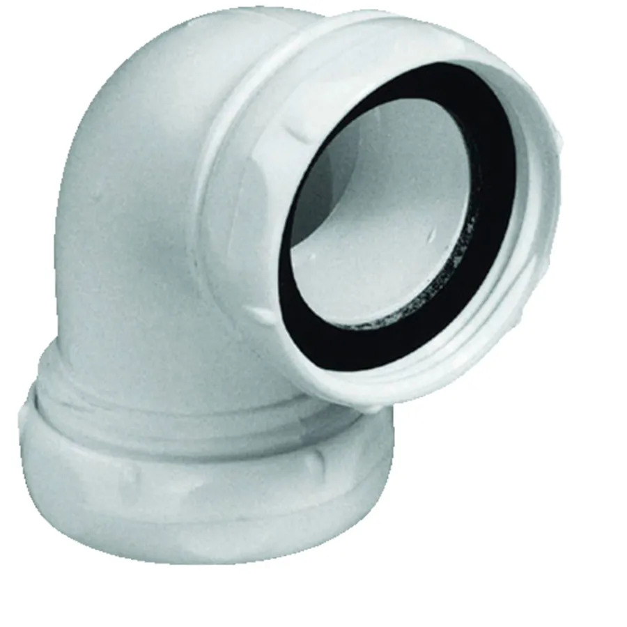 Clearance Vinkel til badekar 1 1/2" x 32 mm Hvit