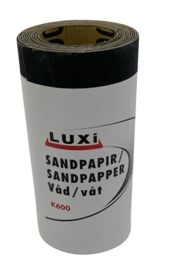 Outlet Luxi Våtslipepapir korn 600, 93 mm x 5 meter -