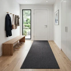 Online Wash&Clean smussmatte 90 x 250 cm Svart
