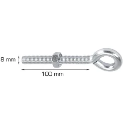 Sale Home it Øyebolt M8 100 mm - 3 stk.